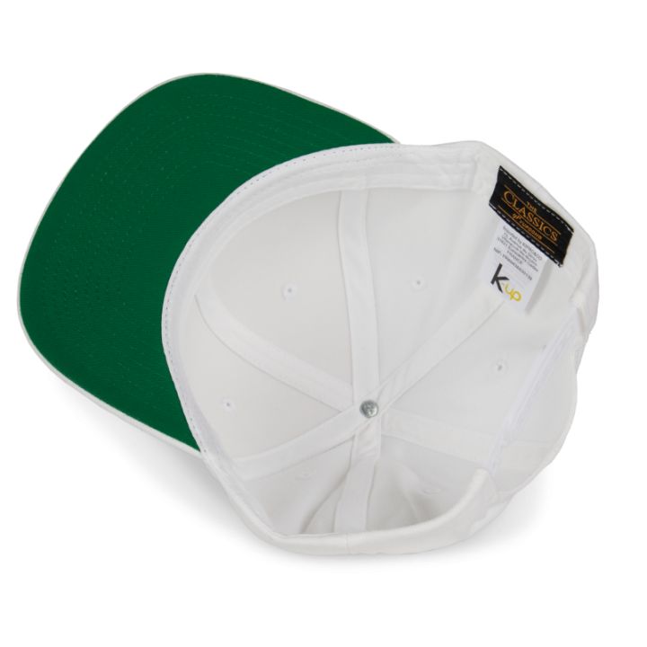 Casquette visière plate 6 panneaux K-UP