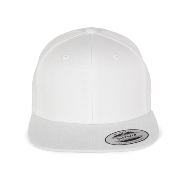 Casquette visière plate 6 panneaux K-UP