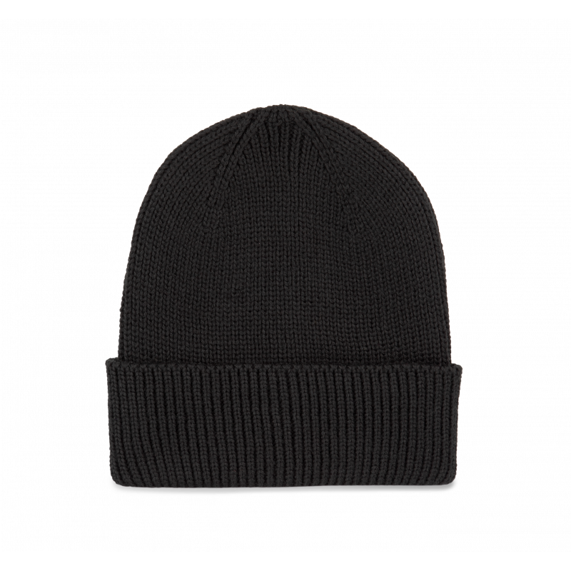 Bonnet côtelé avec revers