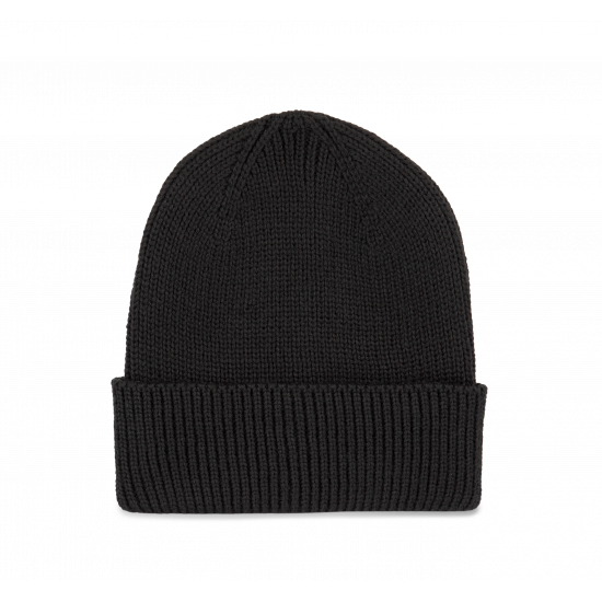 Bonnet côtelé avec revers