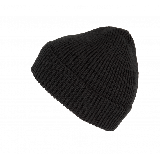 Bonnet côtelé avec revers