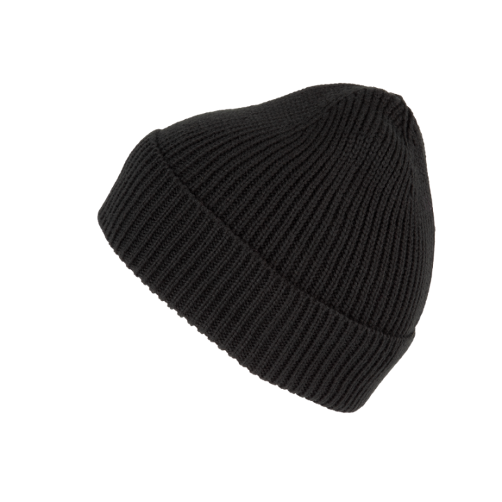 Bonnet côtelé avec revers