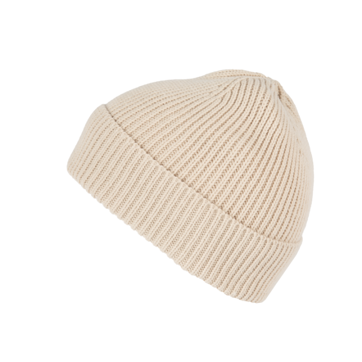Bonnet côtelé avec revers