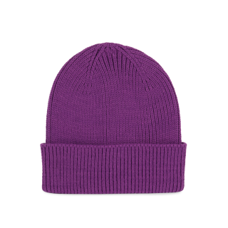 Bonnet côtelé avec revers