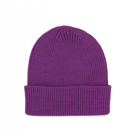 Bonnet côtelé avec revers