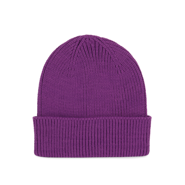 Bonnet côtelé avec revers