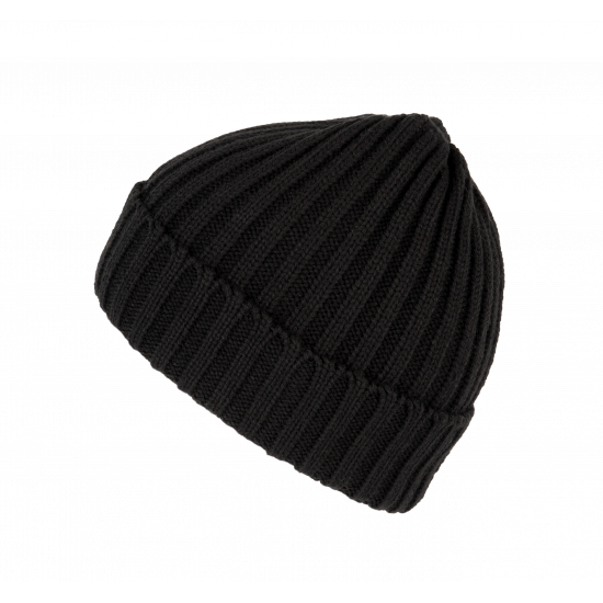 Bonnet à double côte et revers