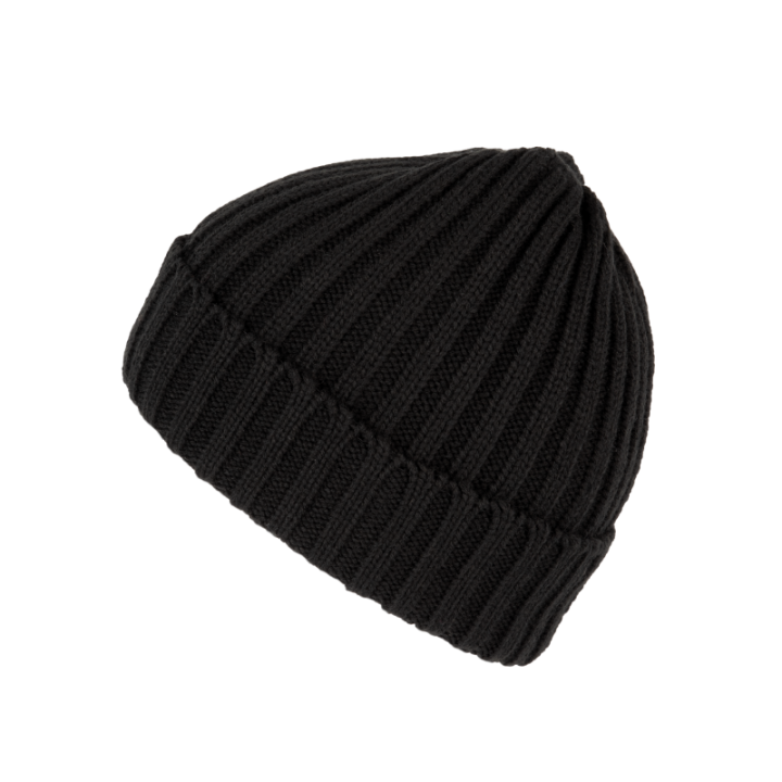 Bonnet à double côte et revers