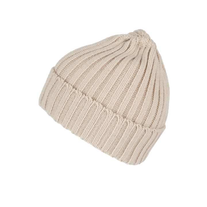 Bonnet à double côte et revers
