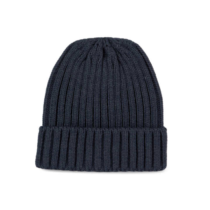 Bonnet à double côte et revers