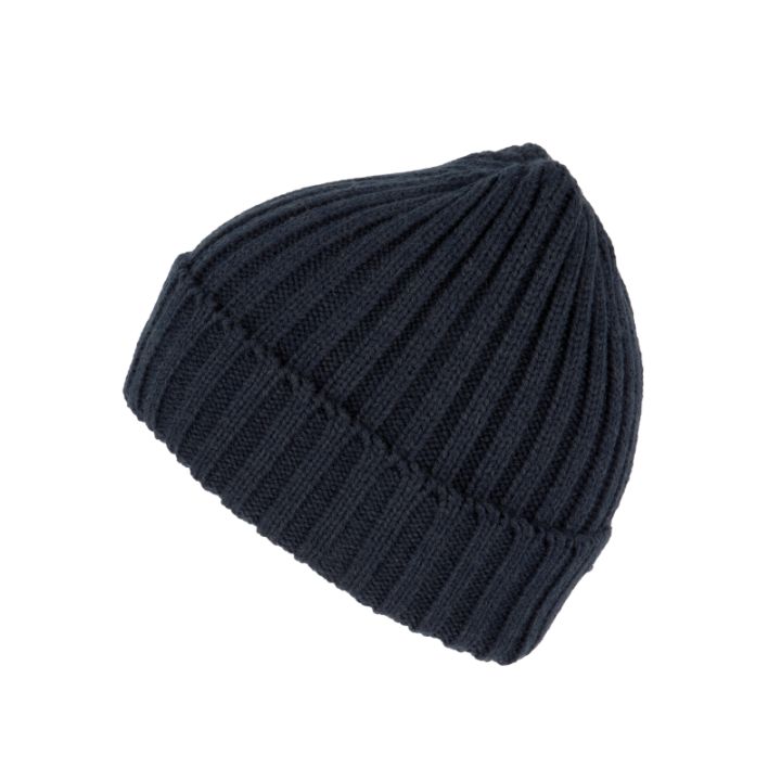 Bonnet à double côte et revers