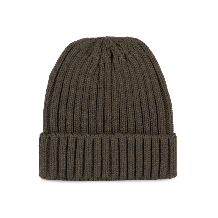 Bonnet à double côte et revers