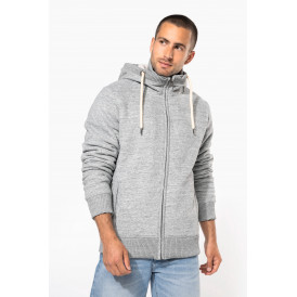 Veste vintage molleton doublée Sherpa