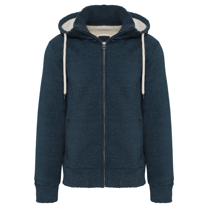Veste vintage molleton doublée Sherpa