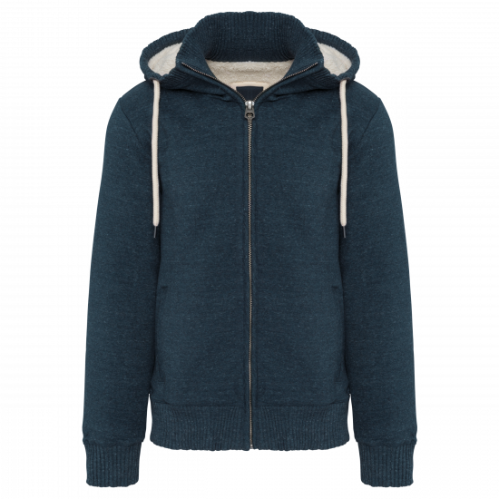 Veste vintage molleton doublée Sherpa