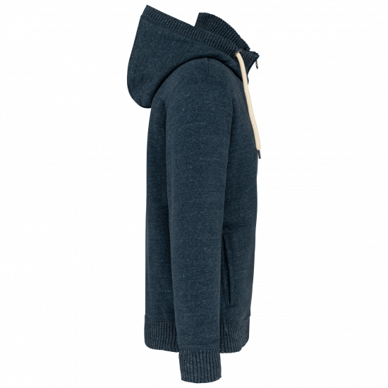 Veste vintage molleton doublée Sherpa