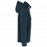 Veste vintage molleton doublée Sherpa