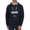 Sweat à capuche avec logo Napapijri au centre