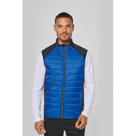 Veste sport bi-matière sans manches