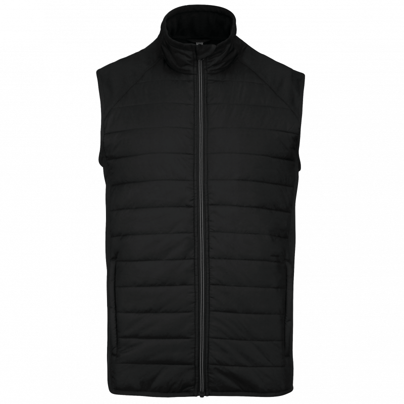 Veste sport bi-matière sans manches