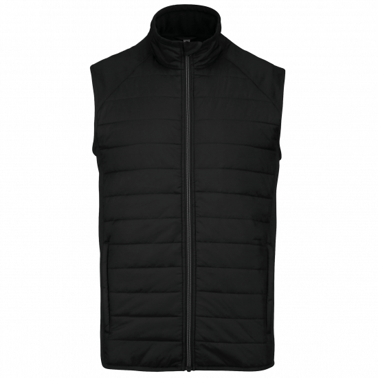 Veste sport bi-matière sans manches