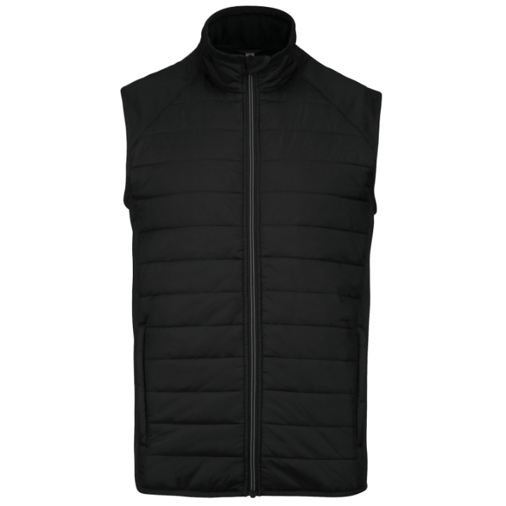 Veste sport bi-matière sans manches