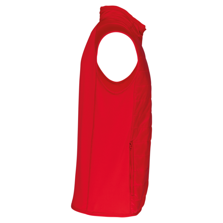 Veste sport bi-matière sans manches