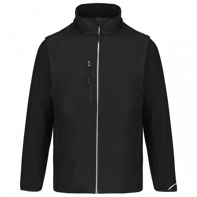 Veste Softshell manches amovibles