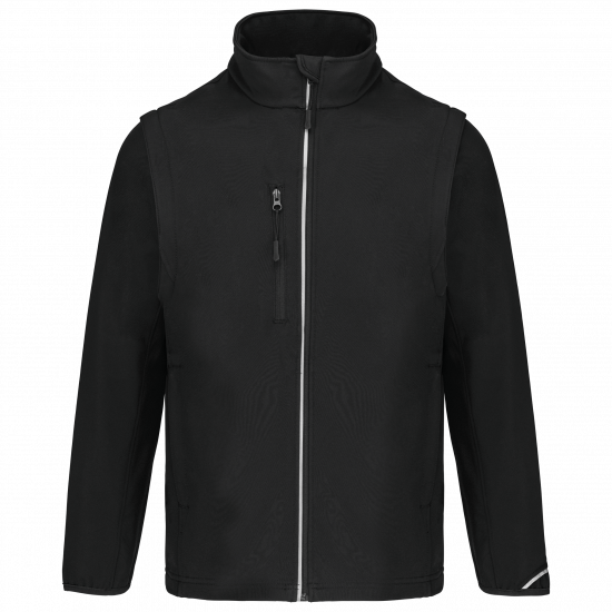 Veste Softshell manches amovibles