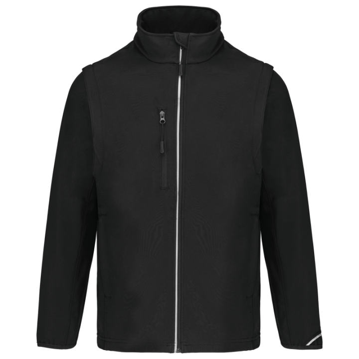 Veste Softshell manches amovibles