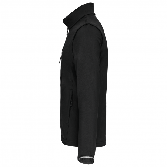 Veste Softshell manches amovibles