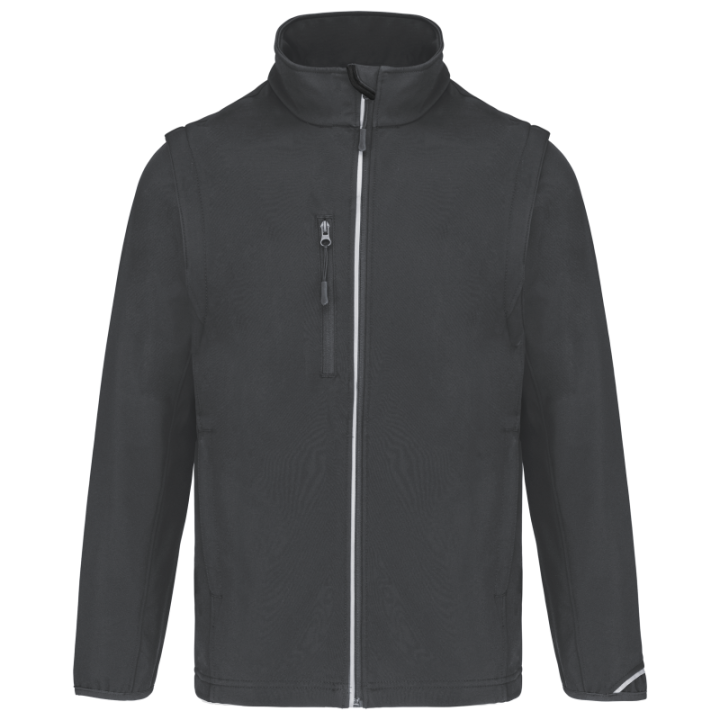 Veste Softshell manches amovibles