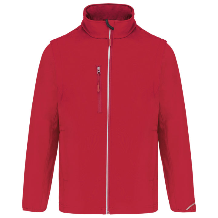Veste Softshell manches amovibles