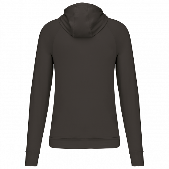 Sweat-shirt capuche 1/4 zip sport