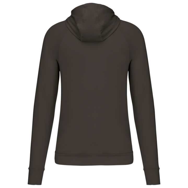 Sweat-shirt capuche 1/4 zip sport