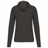 Sweat-shirt capuche 1/4 zip sport