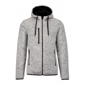 Veste capuche chinée homme (2)