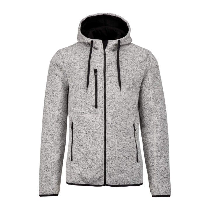 Veste capuche chinée homme