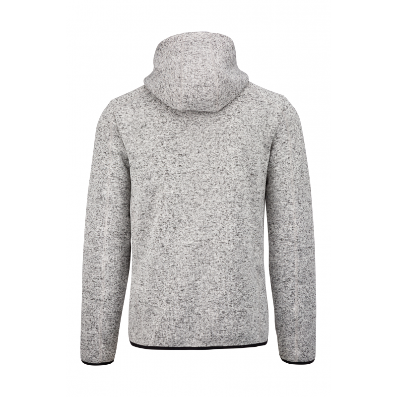 Veste capuche chinée homme