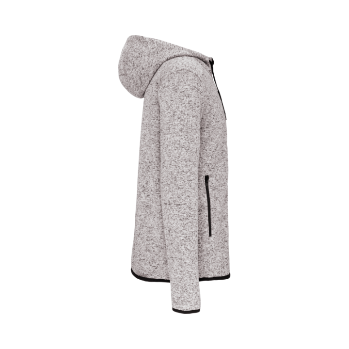 Veste capuche chinée homme