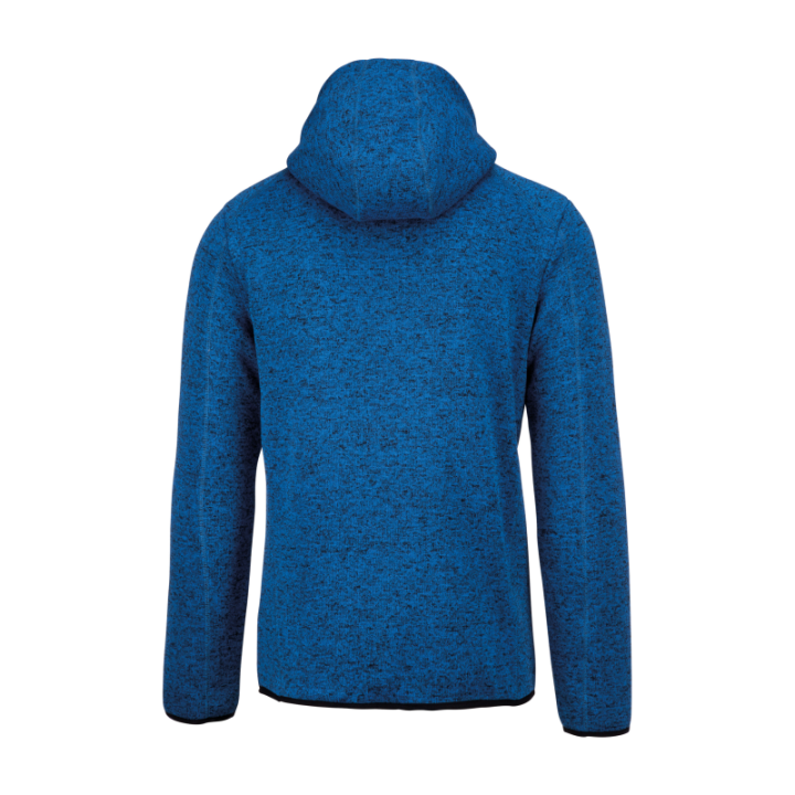 Veste capuche chinée homme