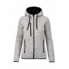 Veste capuche chinée femme