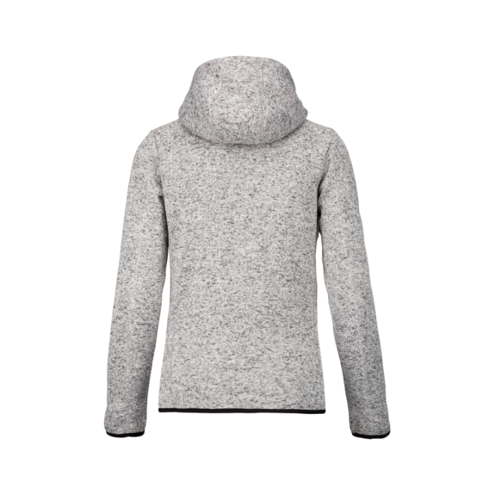 Veste capuche chinée femme