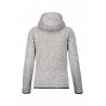 Veste capuche chinée femme
