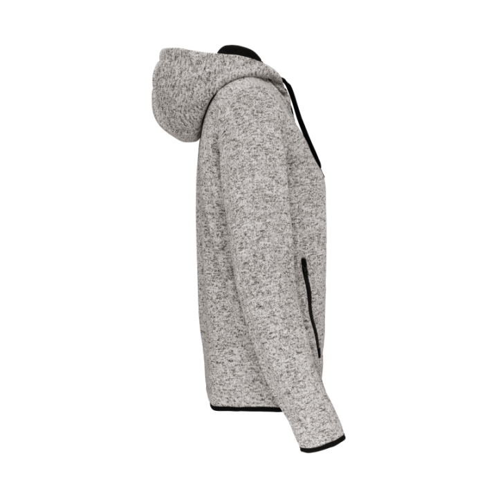 Veste capuche chinée femme