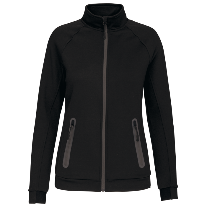 Veste sport col montant femme