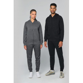 Veste zippée à capuche unisexe