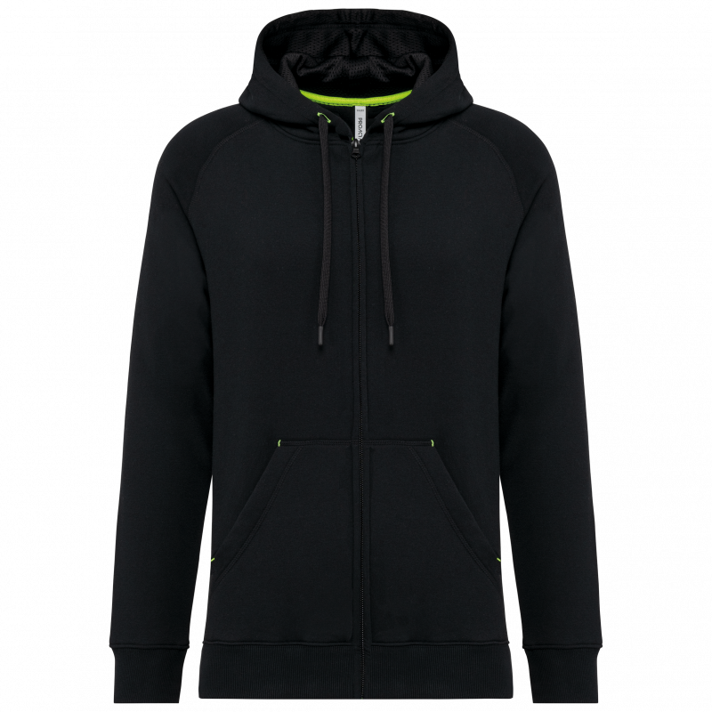 Veste zippée à capuche unisexe Veste zippée à capuche unisexe
