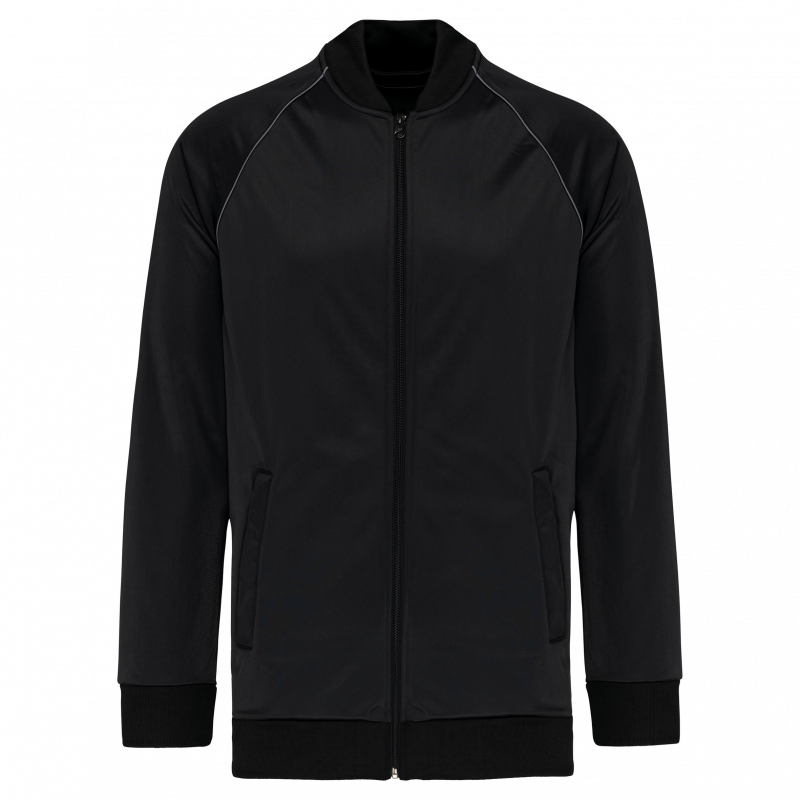 Veste de survêtement zippée avec liseré unisexe