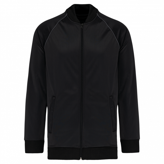 Veste de survêtement zippée avec liseré unisexe
